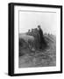 Albert I, the Third King of the Belgians, Visiting the Trenches of Avecapelle, Belgium, 1915-null-Framed Giclee Print