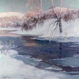 Snow Scene-Albert Julius Olsson-Laminated Giclee Print