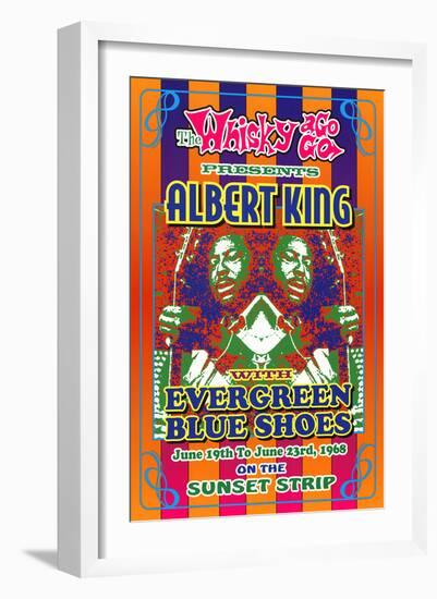 Albert King Whisky-A-Go-Go Los Angeles, c.1968-Dennis Loren-Framed Art Print