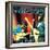 Albert King with Stevie Ray Vaughan - In Session-null-Framed Art Print