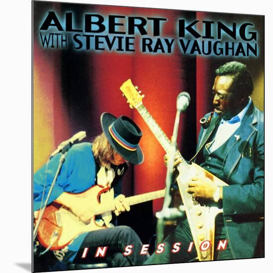 Albert King with Stevie Ray Vaughan - In Session-null-Mounted Art Print