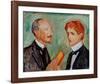 Albert Kollman and the Danish Author, 1901-Edvard Munch-Framed Giclee Print