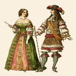 English Costume 1450-1500-Albert Kretschmer-Giclee Print