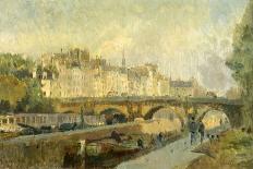 Le Pont Marie in Paris-Albert Lebourg-Giclee Print