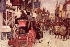 The Election Parade at Eatanswill, from "The Pickwick Papers"-Albert Ludovici II-Giclee Print