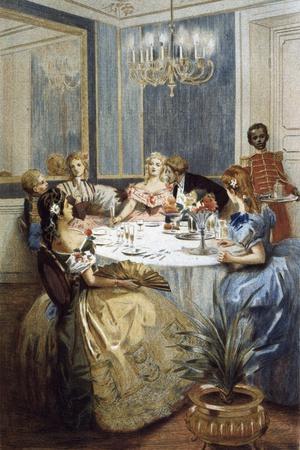 Parisian Ladies of Second Empire, 1886