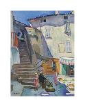 Terrasse aux Drapeaux, Hôtel de la Réserve-Albert Marquet-Premium Giclee Print