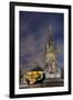 Albert Memorial and Albert Hall at dusk, Kensington, London, England, United Kingdom, Europe-Charles Bowman-Framed Photographic Print