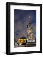 Albert Memorial and Albert Hall at dusk, Kensington, London, England, United Kingdom, Europe-Charles Bowman-Framed Photographic Print