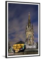 Albert Memorial and Albert Hall at dusk, Kensington, London, England, United Kingdom, Europe-Charles Bowman-Framed Premium Photographic Print