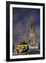 Albert Memorial and Albert Hall at dusk, Kensington, London, England, United Kingdom, Europe-Charles Bowman-Framed Photographic Print