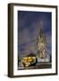 Albert Memorial and Albert Hall at dusk, Kensington, London, England, United Kingdom, Europe-Charles Bowman-Framed Photographic Print