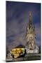 Albert Memorial and Albert Hall at dusk, Kensington, London, England, United Kingdom, Europe-Charles Bowman-Mounted Photographic Print