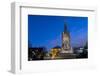 Albert Memorial and Albert Hall at dusk, Kensington, London, England, United Kingdom, Europe-Charles Bowman-Framed Photographic Print