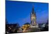 Albert Memorial and Albert Hall at dusk, Kensington, London, England, United Kingdom, Europe-Charles Bowman-Mounted Photographic Print