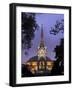 Albert Memorial and the Royal Albert Hall, London, England, United Kingdom-Charles Bowman-Framed Photographic Print