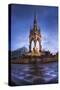 Albert Memorial at dusk, Kensington Gardens, London, England, United Kingdom, Europe-Charles Bowman-Stretched Canvas