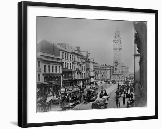 Albert Memorial, Belfast, Ireland, C.1890-Robert French-Framed Giclee Print