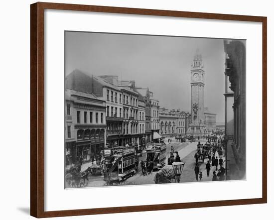 Albert Memorial, Belfast, Ireland, C.1890-Robert French-Framed Giclee Print