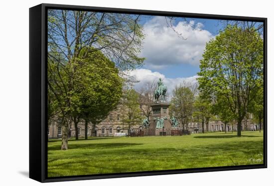 Albert Memorial Monument in Charlotte Square-Guido Cozzi-Framed Stretched Canvas