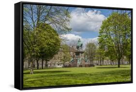 Albert Memorial Monument in Charlotte Square-Guido Cozzi-Framed Stretched Canvas