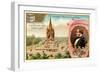 Albert Memorial Trade Card-null-Framed Art Print