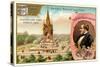 Albert Memorial Trade Card-null-Stretched Canvas