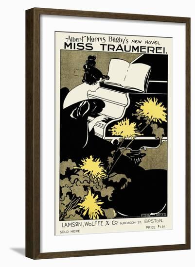 Albert Morris Bagby's New Novel Miss Traumerel.-Ethel Reed-Framed Art Print