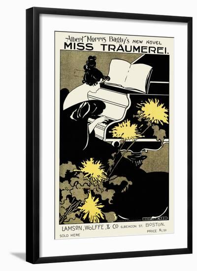 Albert Morris Bagby's New Novel Miss Traumerel.-Ethel Reed-Framed Art Print