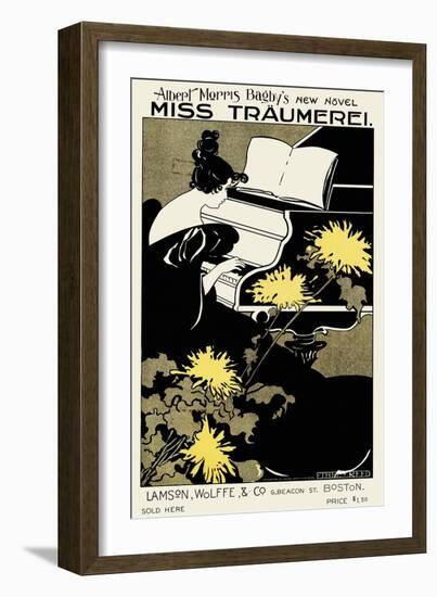 Albert Morris Bagby's New Novel Miss Traumerel.-Ethel Reed-Framed Art Print