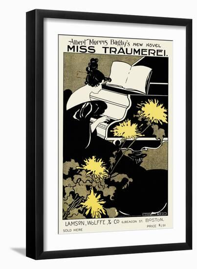 Albert Morris Bagby's New Novel Miss Traumerel.-Ethel Reed-Framed Art Print