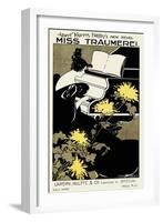 Albert Morris Bagby's New Novel Miss Traumerel.-Ethel Reed-Framed Art Print