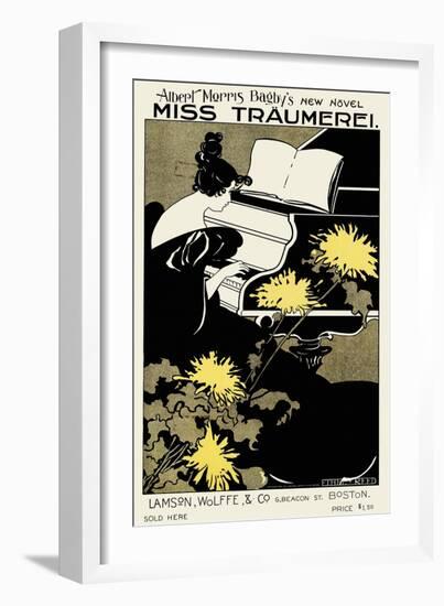 Albert Morris Bagby's New Novel Miss Traumerel.-Ethel Reed-Framed Art Print