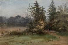 Evening in the Park-Albert Nikolayevich Benois-Framed Giclee Print