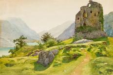 Mountain Landscape with Ruin-Albert Nikolayevich Benois-Giclee Print