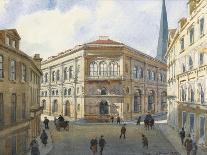 Portrait De La Bourse De Riga En Lettonie  (View of the Riga Stock Exchange) Aquarelle D'albert Be-Albert Nikolayevich Benois-Giclee Print