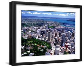 Albert Park and Auckland CBD, New Zealand-David Wall-Framed Premium Photographic Print