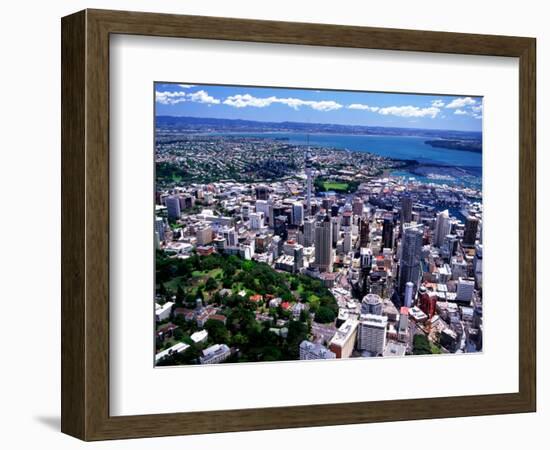 Albert Park and Auckland CBD, New Zealand-David Wall-Framed Photographic Print