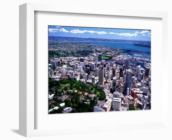 Albert Park and Auckland CBD, New Zealand-David Wall-Framed Photographic Print