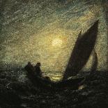 With Sloping Mast and Sinking Prow, 1880-1885-Albert Pinkham Ryder-Giclee Print