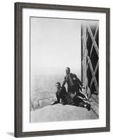 Albert Préjean and Henri Rollan: Paris Qui Dort, 1925-null-Framed Photographic Print