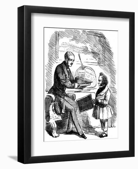 Albert, Prince Consort of Queen Victoria, and Joseph Paxton, 1851-John Tenniel-Framed Giclee Print