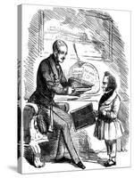 Albert, Prince Consort of Queen Victoria, and Joseph Paxton, 1851-John Tenniel-Stretched Canvas