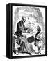 Albert, Prince Consort of Queen Victoria, and Joseph Paxton, 1851-John Tenniel-Framed Stretched Canvas