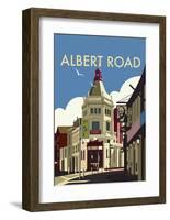 Albert Road - Dave Thompson Contemporary Travel Print-Dave Thompson-Framed Art Print