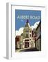 Albert Road - Dave Thompson Contemporary Travel Print-Dave Thompson-Framed Art Print