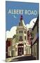 Albert Road - Dave Thompson Contemporary Travel Print-Dave Thompson-Mounted Giclee Print