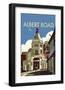 Albert Road - Dave Thompson Contemporary Travel Print-Dave Thompson-Framed Giclee Print