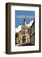 Albert Road - Dave Thompson Contemporary Travel Print-Dave Thompson-Framed Giclee Print