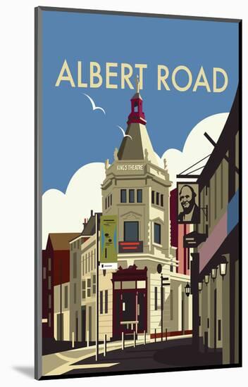 Albert Road - Dave Thompson Contemporary Travel Print-Dave Thompson-Mounted Giclee Print